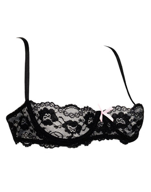 Rimba Amorable Tasteful Half Cup Bra Black RIM 1878 Buy in Singapore LoveisLove U4Ria