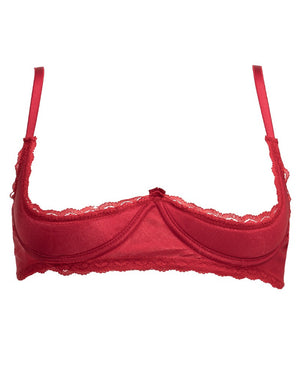 Rimba Amorable Quarter Cup Bra Red RIM 1395