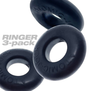 Oxballs Ringer 3-pack Cock Ring Night Edition Cock Rings - Oxballs C&B Toys Buy in Singapore LoveisLove U4Ria