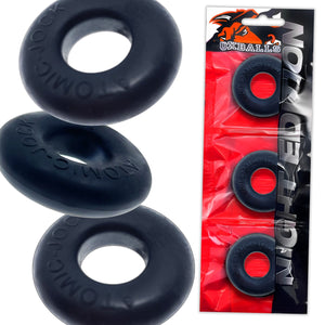 Oxballs Ringer 3-pack Cock Ring Night Edition Cock Rings - Oxballs C&B Toys Buy in Singapore LoveisLove U4Ria