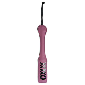 Sex & Mischief Impressions XOXO Paddle 12 Inch Black or Pink Bondage - Paddles/Spankers/Ticklers Buy in Singapore LoveisLove U4Ria