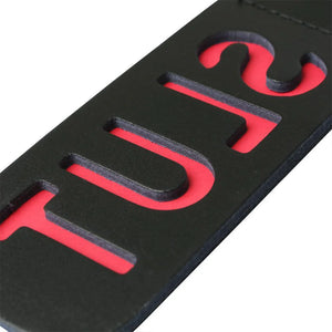 Sportsheets Leather Love or Slut Impression Paddle 12 Inch Bondage - Paddles/Spankers/Ticklers Buy Sex Toys in Singapore LoveisLove U4Ria