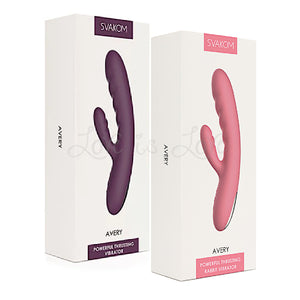 Svakom Avery Thrusting Rabbit Vibrator (Authuorized Dealer) Award-Winning & Famous - Svakom love is love buy sex toys in singapore u4ria loveislove