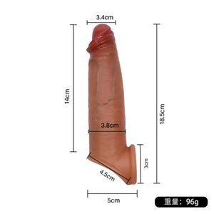 Lifelike Penis Sleeve 7 Inch