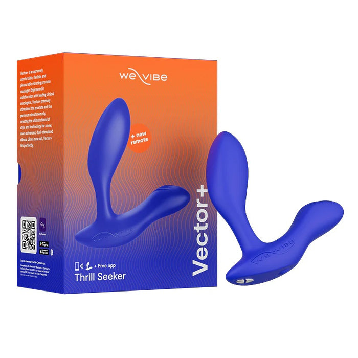 We-Vibe Vector Plus Vibrating Prostate Massager (Remote and App-Controlled)