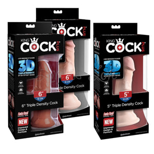 King Cock Plus Triple Density Cock 5 or 6 inch Light or Brown Buy in Singapore LoveisLove U4Ria 