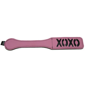 Sex & Mischief Impressions XOXO Paddle 12 Inch Black or Pink Bondage - Paddles/Spankers/Ticklers Buy in Singapore LoveisLove U4Ria