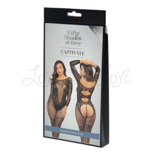 Fifty Shades of Grey Captivate Lace Spanking Bodystocking Black (One Size) Buy in Singapore LoveisLove U4ria