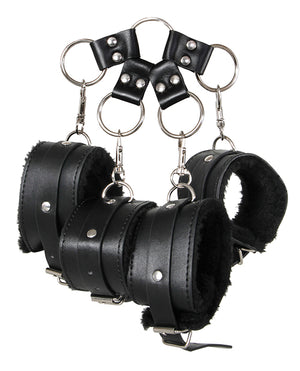 Adam & Eve Hog Tie Set Black