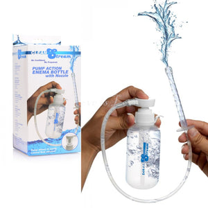 CleanStream Pump Action Enema Bottle with Nozzle 300ml  buy in Singapore LoveisLove U4ria