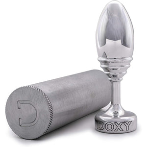 Doxy Metal Butt Plug Ribbed Buy in Singapore LoveisLove U4Ria 