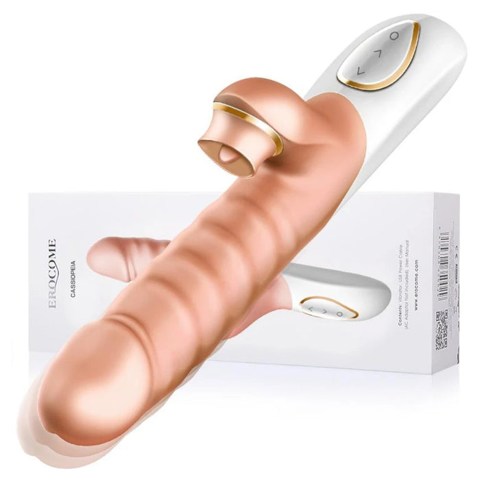 Erocome Cassiopeia Rabbit Vibrator Vanilla or Cerise