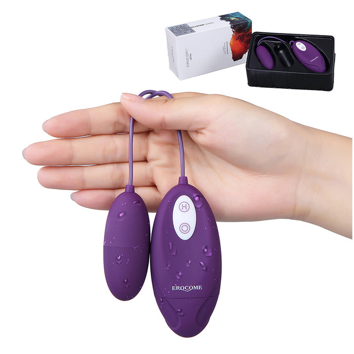 Erocome Lyra Solo Wired Controller Egg Vibrator Purple