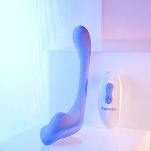 Evolved Novelties Anywhere Vibe Rechargeable Silicone Vibrator in Blue love is love buy sex toys in singapore u4ria loveislove