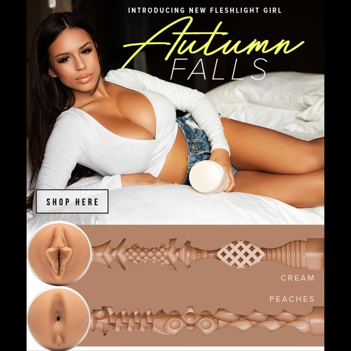 Fleshlight Girls Autumn Falls Cream Vagina or Peaches Butt