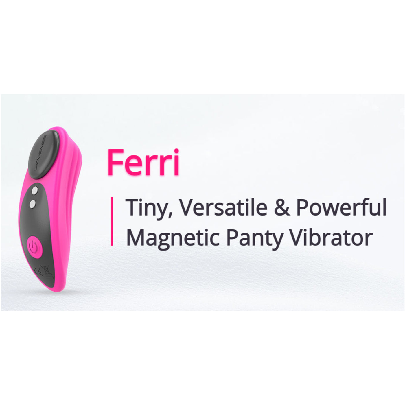 Lovense Ferri Bluetooth App-Controlled Magnetic Panty Vibrator (Author –  Love is Love