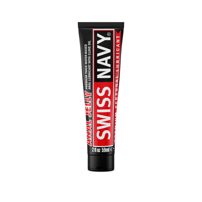 Swiss Navy Anal Jelly Premium Thick Water-Based Anal Lubricant With Clove Oil