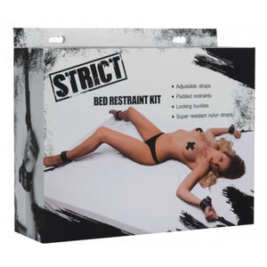 STRICT Deluxe Bed Restraint Kit Black Buy in Singapore LoveisLove U4Ria 