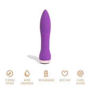 Sensuelle 12 Intensities 60Sx Amp Silicone Bullet in Coral or Purple Buy in Singapore LoveisLove U4Ria