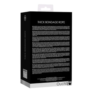 Shots Ouch Thick Bondage Rope 10M Black Buy in Singpaore LoveisLove U4Ria 