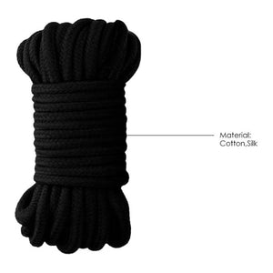 Shots Ouch Thick Bondage Rope 10M Black Buy in Singpaore LoveisLove U4Ria 