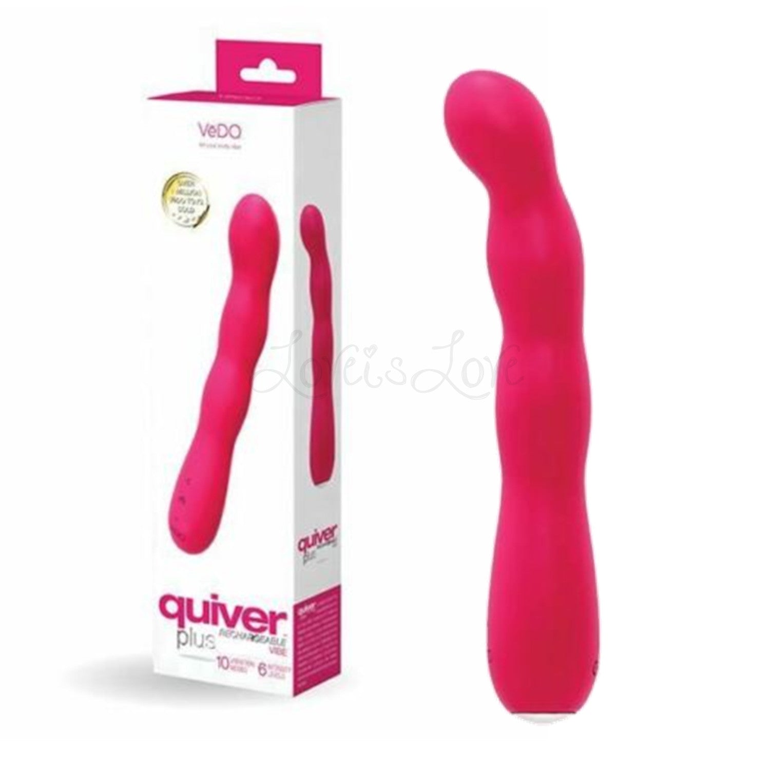 VeDo Quiver Rechargeable Plus Vibe Foxy Pink New in Rechargeable