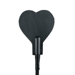 Easytoys Black Heart Shape Whip Bondage - Floggers/Whips/Crops Easytoys 