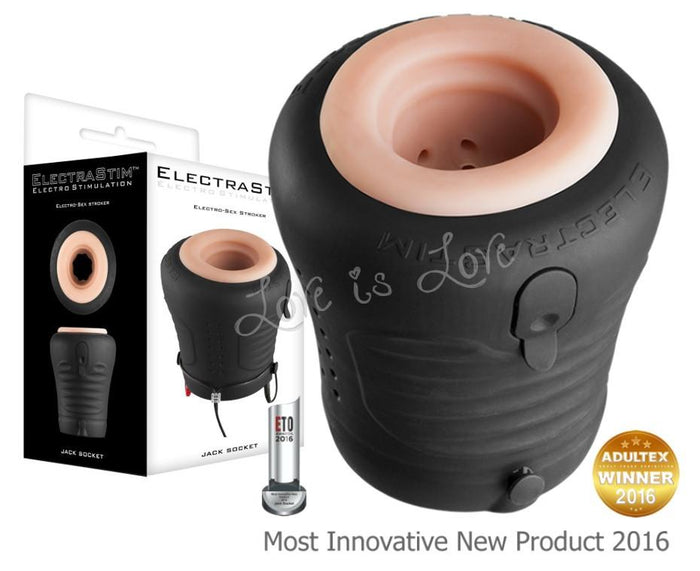 ElectraStim Jack Socket E-Stim Stroker and Replacement Sleeve