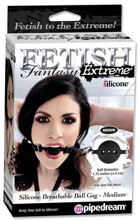 Fetish Fantasy Extreme Silicone Breathable Locking Ball Gag