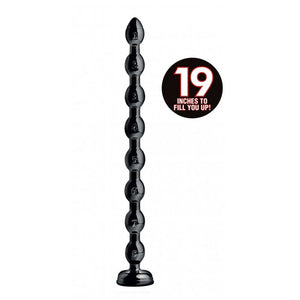 Hosed 19 Inch Beaded Anal Snake Anal - Anal Beads & Balls Master Series 