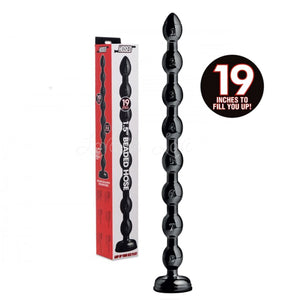 Hosed 19 Inch Beaded Anal Snake Anal - Anal Beads & Balls Master Series 