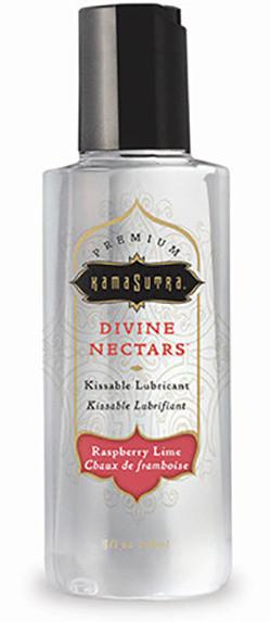 Kama Sutra Divine Nectars Raspberry Lime Water-Based Flavoured Body Glide For Us - Sexy Massage Kama Sutra 