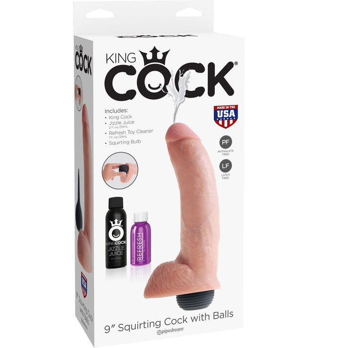 King Cock Squirting Cock With Balls Flesh