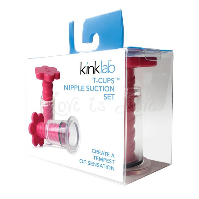 Kinklab T-Cups Nipple Suction Set Pink