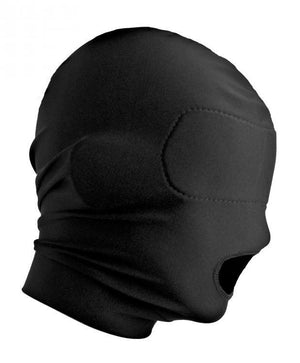 Master Series Disguise Padded Blindfold With Open Mouth Spandex Hood Bondage - Hoods & Muzzles Master Series 