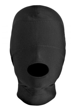 Master Series Disguise Padded Blindfold With Open Mouth Spandex Hood Bondage - Hoods & Muzzles Master Series 