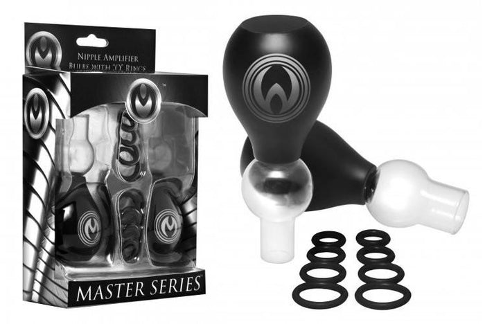 Master Series Pyramids Nipple Amplifier Enlargement Bulbs with O-rings