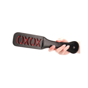 Shots Ouch Paddle XOXO Black buy in Singapore LoveisLove U4ria