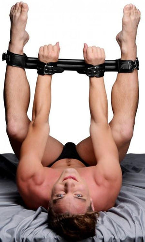 STRICT Deluxe Rigid Spreader Bar Bondage - Spreader Bars STRICT 