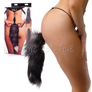 Tailz Fox Tail Anal Plug Grey Anal - Tail & Jewelled Butt Plugs Tailz 