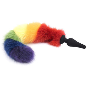 Tailz Rainbow Tail Silicone Anal Plug Anal - Tail & Jewelled Butt Plugs Tailz 