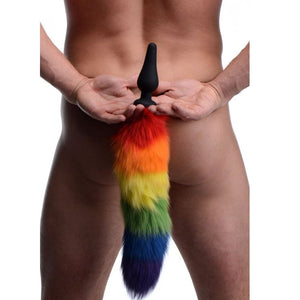 Tailz Rainbow Tail Silicone Anal Plug Anal - Tail & Jewelled Butt Plugs Tailz 