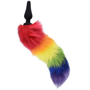 Tailz Rainbow Tail Silicone Anal Plug Anal - Tail & Jewelled Butt Plugs Tailz 